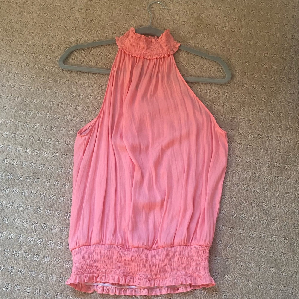 Mimi + Dottie pink blouse